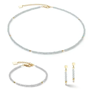 COEUR DE LION Armband Little Twinkle Gold-Eisblau- Mix&And&Match-Armbänder