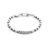 COEUR DE LION Armband Precious Cubes & Chain Weiß-Silber- Unisex Edition