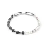 COEUR DE LION Armband Precious Fusion Pearls Schwarz- Edelsteinarmbänder