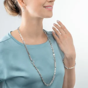 COEUR DE LION Armband Shape Shifter Süßwasserperlen Silber- Perlenarmbänder