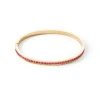 COEUR DE LION Armreif Edelstahl & Kristalle Gold Pink 19- Armreifen