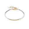 COEUR DE LION Brillantes quadratisches Armband Gold-Kristall- Hochzeit