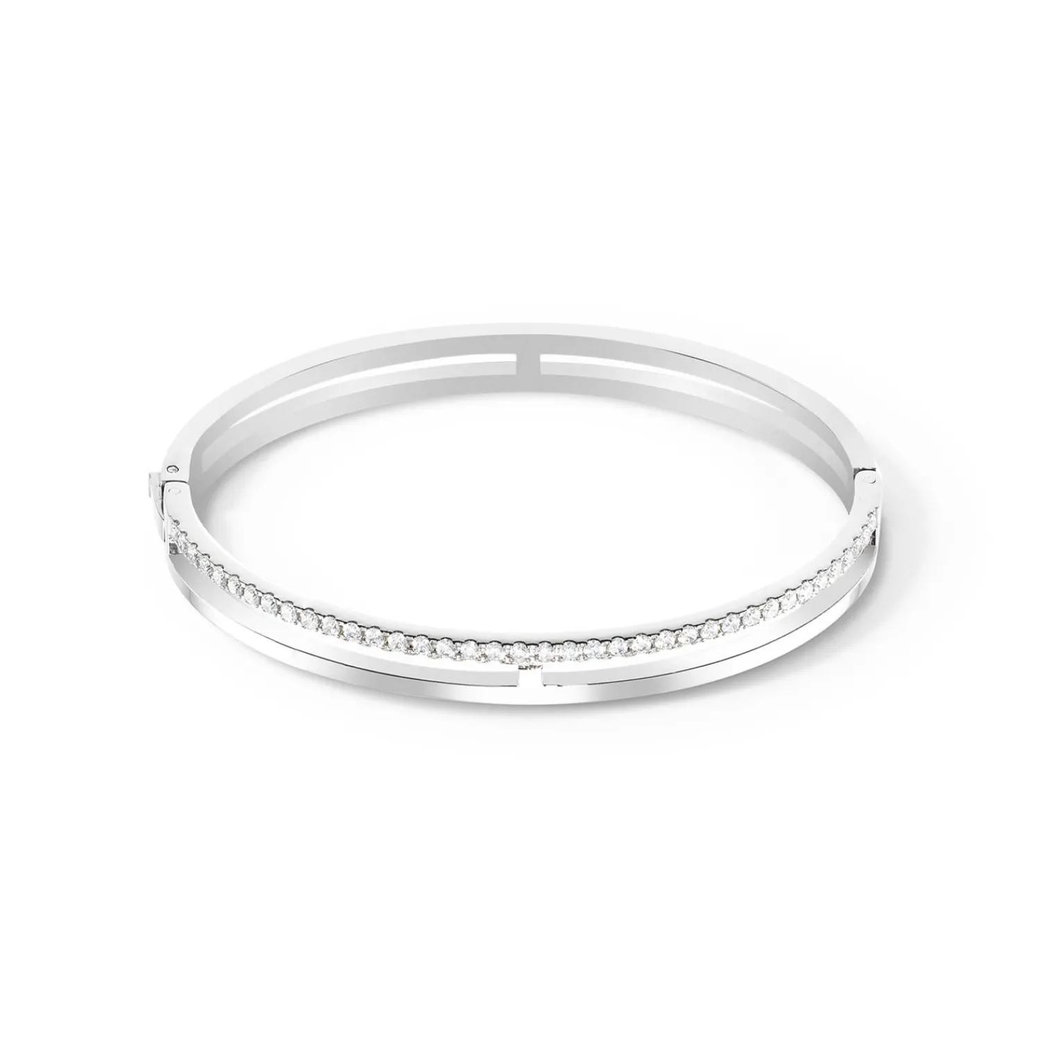 eternal_unity_armreif_sil_0-4.webp COEUR DE LION Eternal Unity Armreif Silber-Kristall- Armreifen