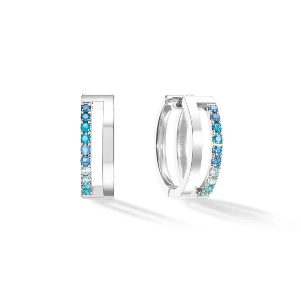 COEUR DE LION Eternal Unity Hoops Silber-Blau- Coeur Essentials