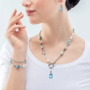 COEUR DE LION Geocube® Fusion Halskette Morgentau- Multiwear-Halsketten