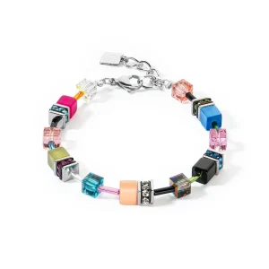 COEUR DE LION Geocube® Iconic Armband Mehrfarbig Fancy- Geocube® Mehrfarbig