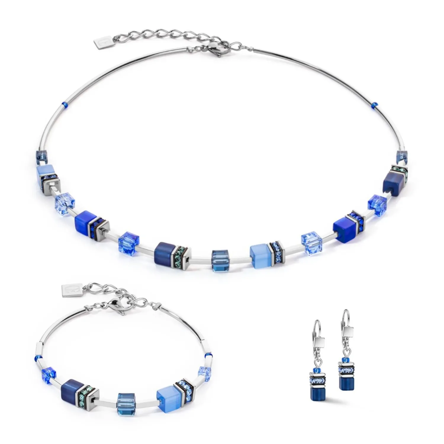 geocube_iconic_lite_armba_1-2.webp COEUR DE LION Geocube® Iconic Lite Armband Blau- Geocube® Armbänder