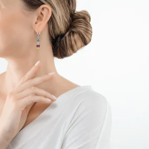 COEUR DE LION Geocube® Iconic Ohrringe Mehrfarbig Fancy- Ohrhänger