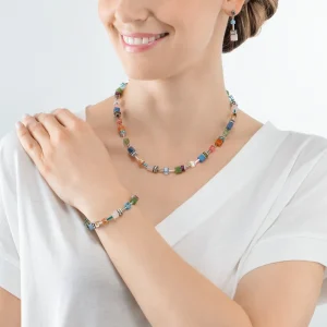 COEUR DE LION Geocube® Iconic Precious Armband Mehrfarbig Boho- Geocube® Mehrfarbig