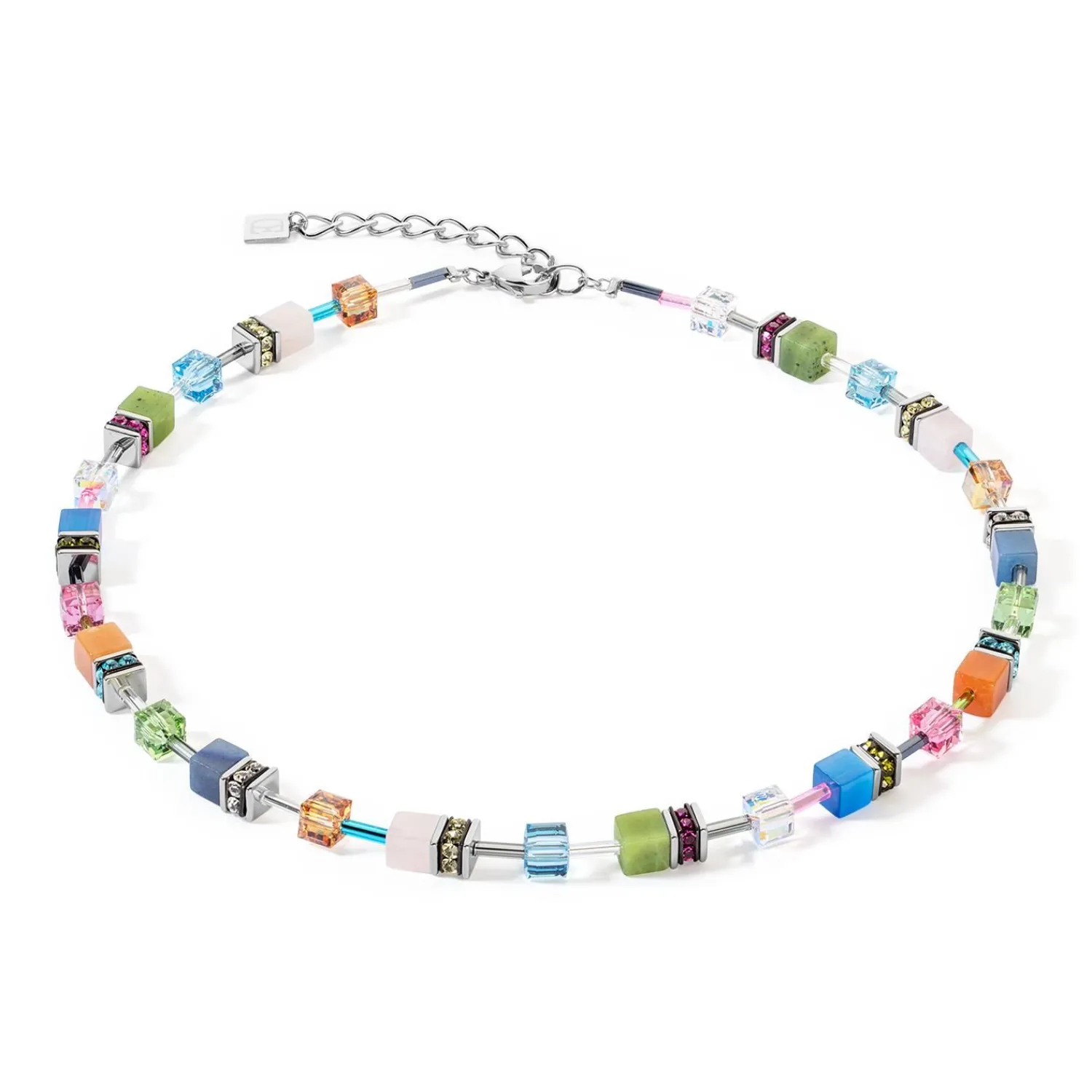 geocube_iconic_precious_h_0-15.webp COEUR DE LION Geocube® Iconic Precious Halskette Multicolor Boho- Geocube® Mehrfarbig