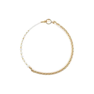 COEUR DE LION Halskette Kette & Pearl Fever Weißgold- Festliche Kollektion