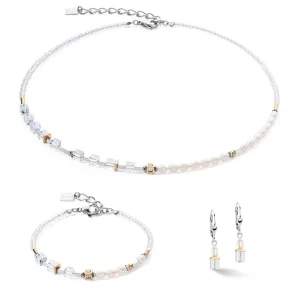 COEUR DE LION Halskette Princess Fusion Pearls Bicolor- Edelsteinketten