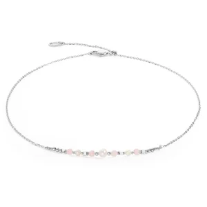 COEUR DE LION Halskette Princess Pearls Silber-Rosa- Edelsteinketten