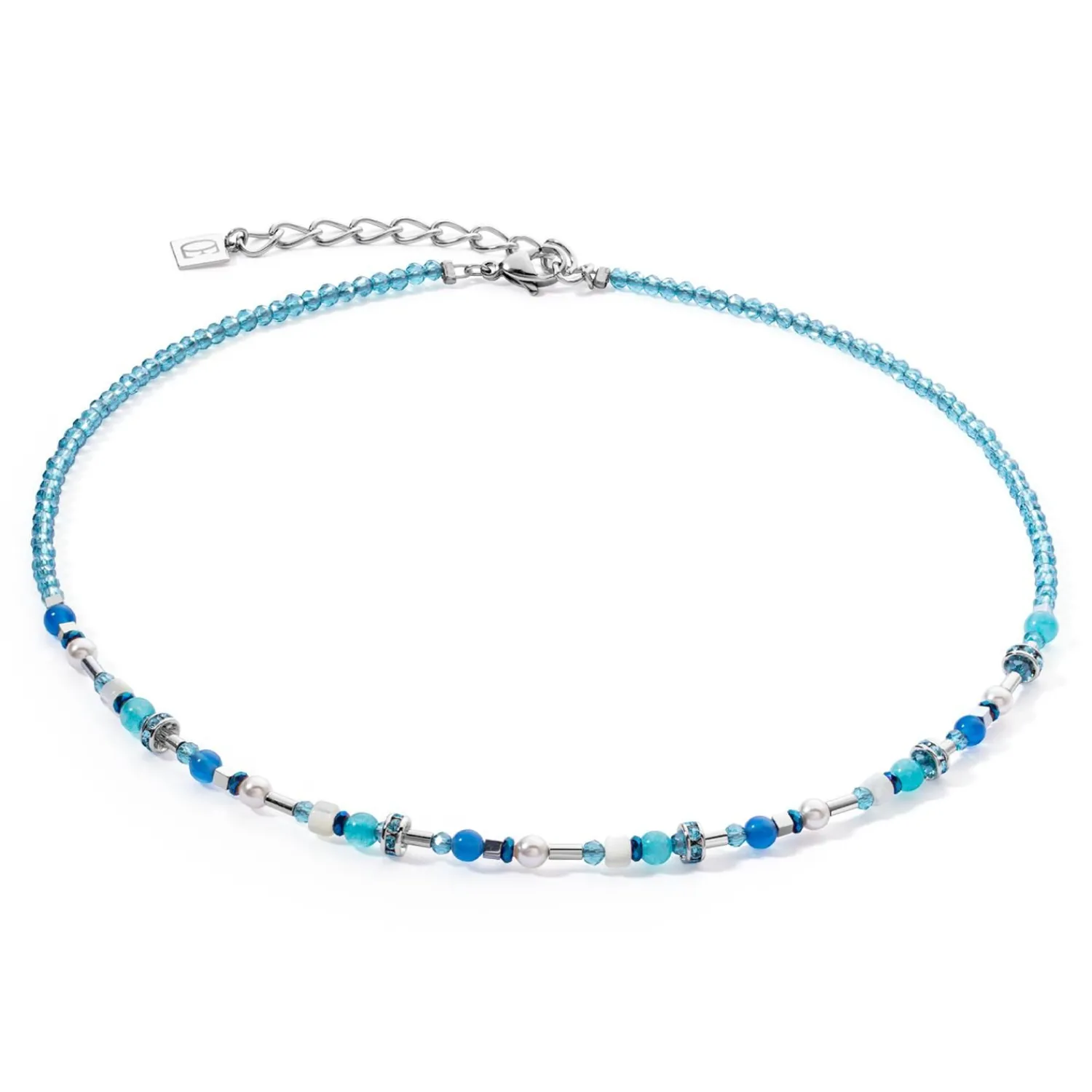 halskette_princess_sphere_0.webp COEUR DE LION Halskette Princess Spheres Mix Türkis- Edelsteinketten
