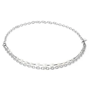 COEUR DE LION Halskette Süßwasserperlen & Kette Multiwear Silber- Perlenketten