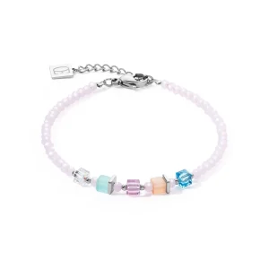 COEUR DE LION Joyful Colors Armband Rosa-Mehrfarbig- Fröhliche Farben