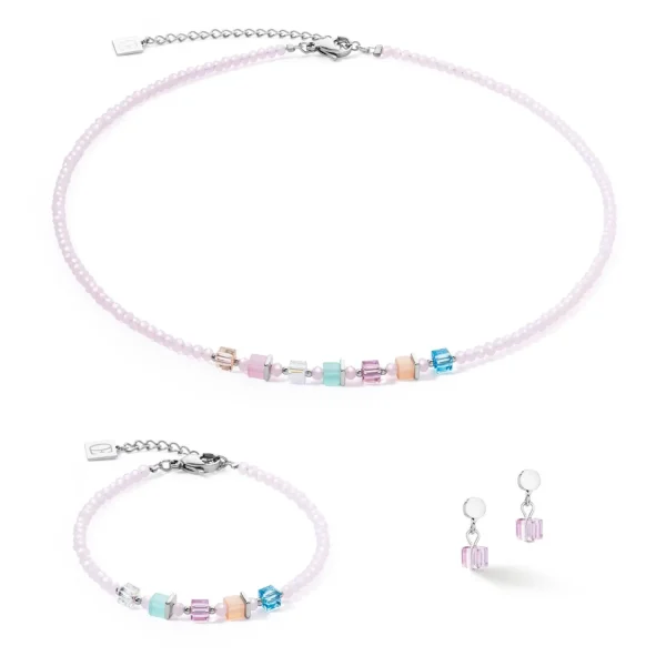 COEUR DE LION Joyful Colors Armband Rosa-Mehrfarbig- Fröhliche Farben