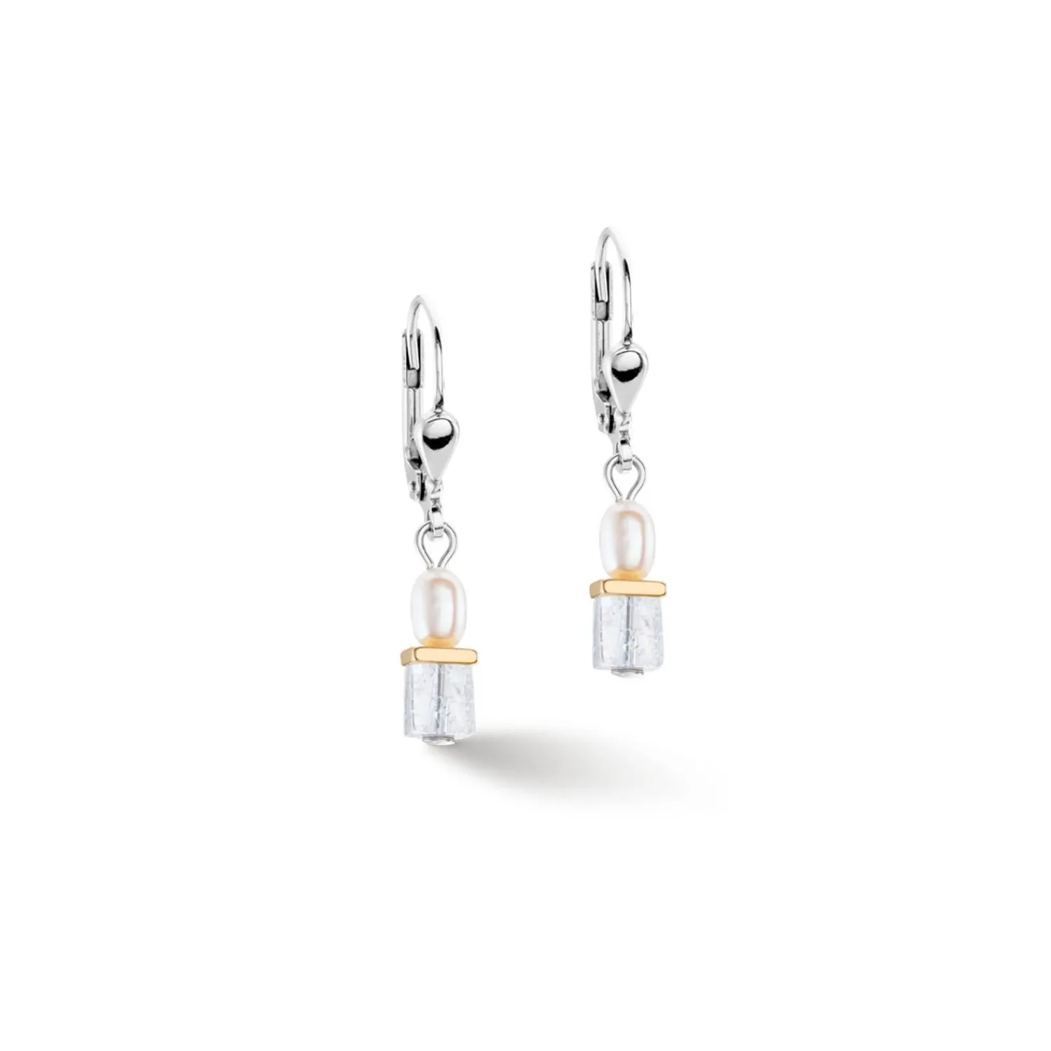 ohrringe_princess_fusion__0.webp COEUR DE LION Ohrringe Princess Fusion Pearls Bicolor- Edelsteinohrringe