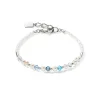 COEUR DE LION Princess Pearls Armband Silber Hellblau- Hochzeit