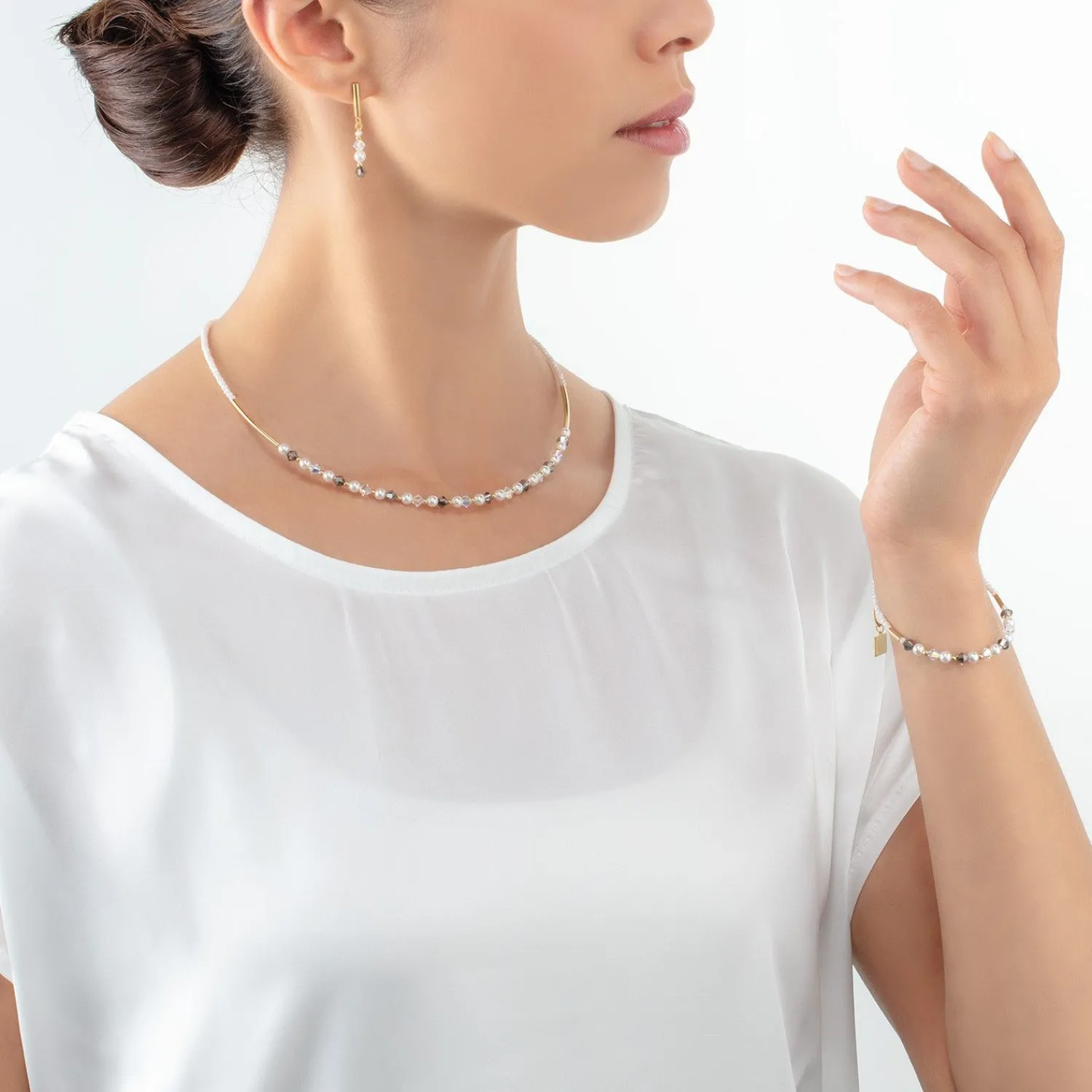 princess_pearls_halskette_2-1.webp COEUR DE LION Princess Pearls Halskette Grau-Kristall- Perlenketten