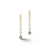 COEUR DE LION Princess Pearls Ohrringe in Grau-Kristall- Ohrstecker