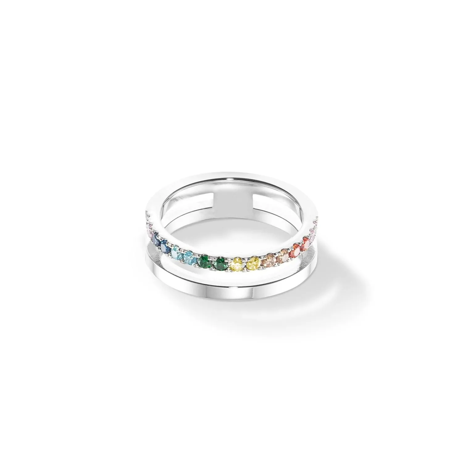 ring_der_ewigen_einheit_s_0-1.webp COEUR DE LION Ring der ewigen Einheit Silber-Mehrfarbig- Coeur Essentials