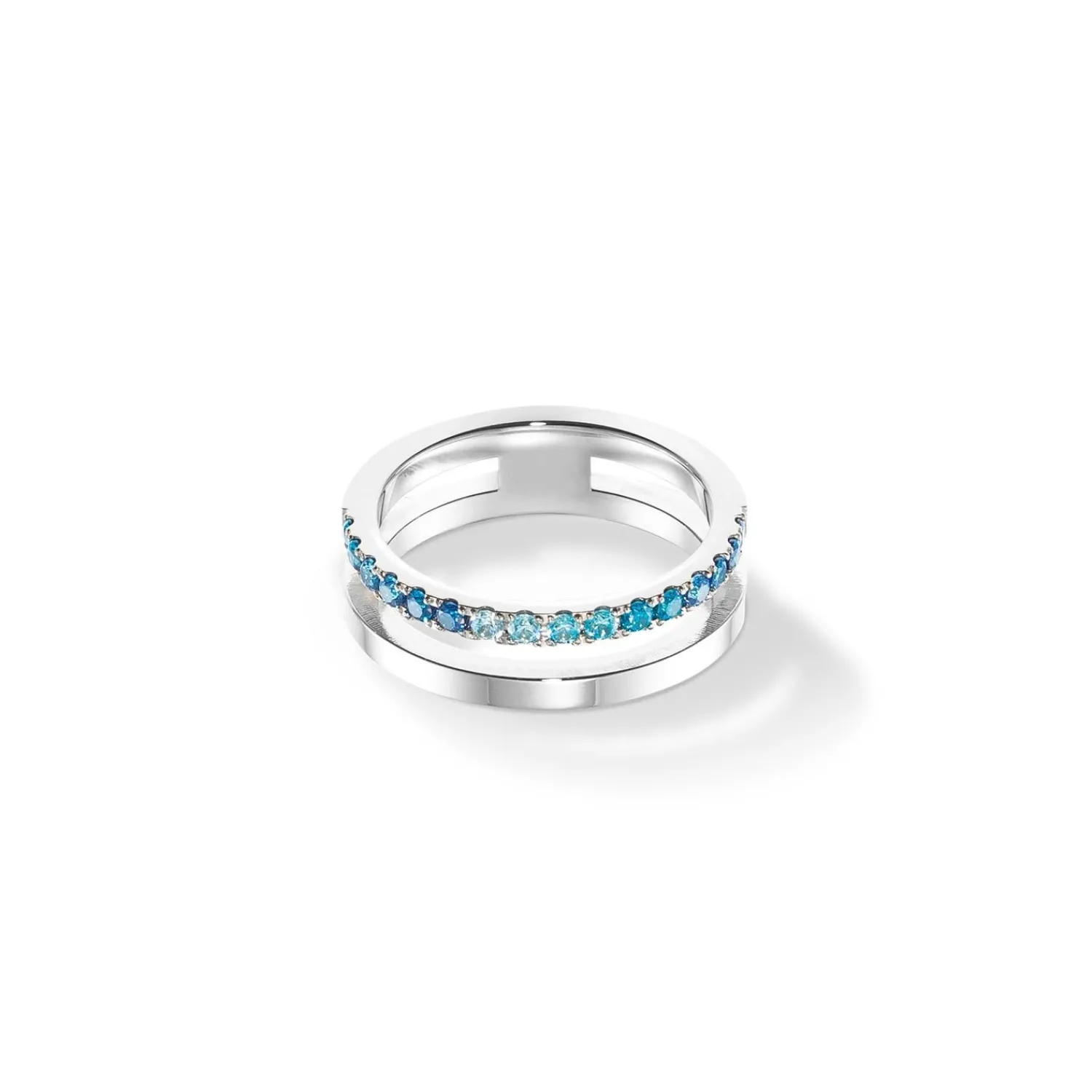 ring_der_ewigen_einheit_s_0.webp COEUR DE LION Ring der ewigen Einheit Silber-Blau- Coeur Essentials