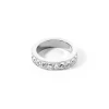 COEUR DE LION Ring Edelstahl & Kristalle Silberkristall- Mix&And&Match-Ringe