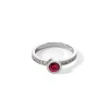 COEUR DE LION Sparkling Dots Ring Silber Rot- Kristallringe