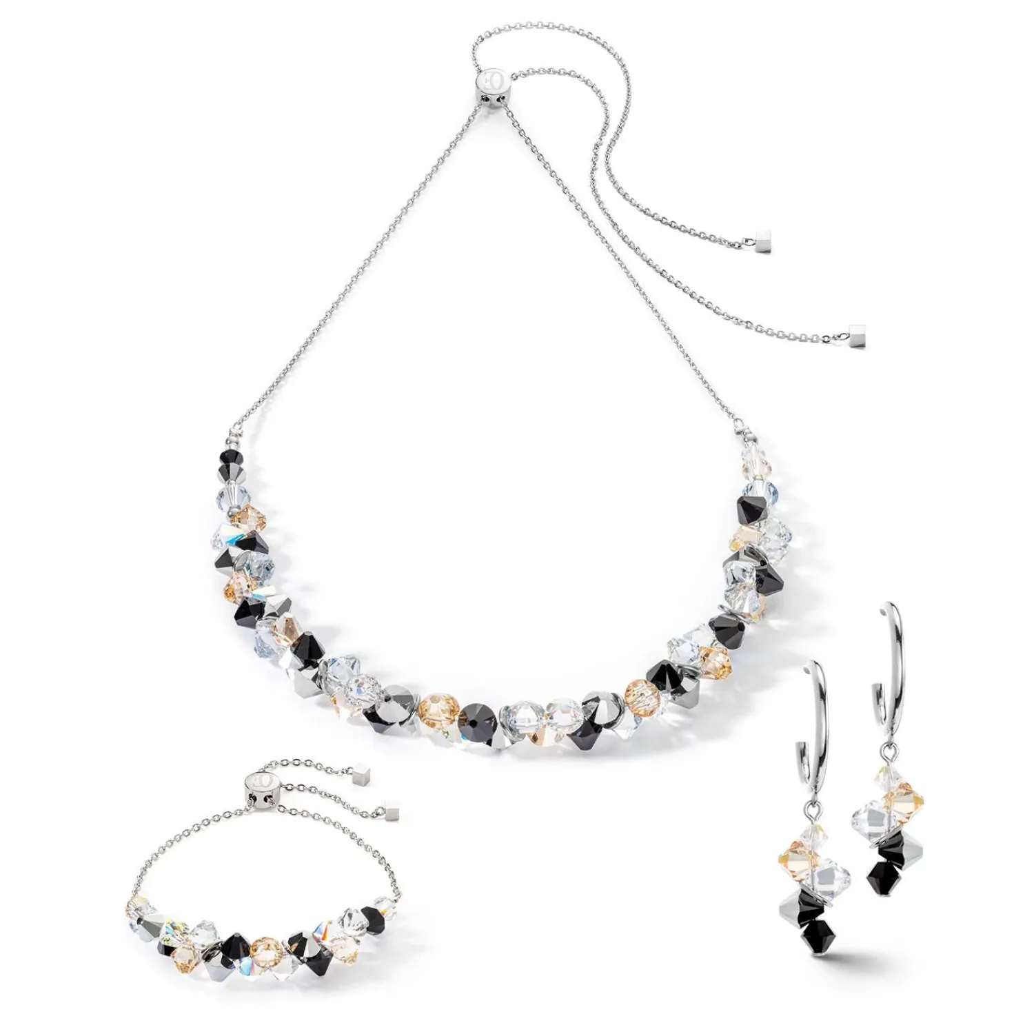 tanzende_kristalle_ohrrin_1-1.webp COEUR DE LION Tanzende Kristalle Ohrringe Silber Schwarz- Kristallohrringe