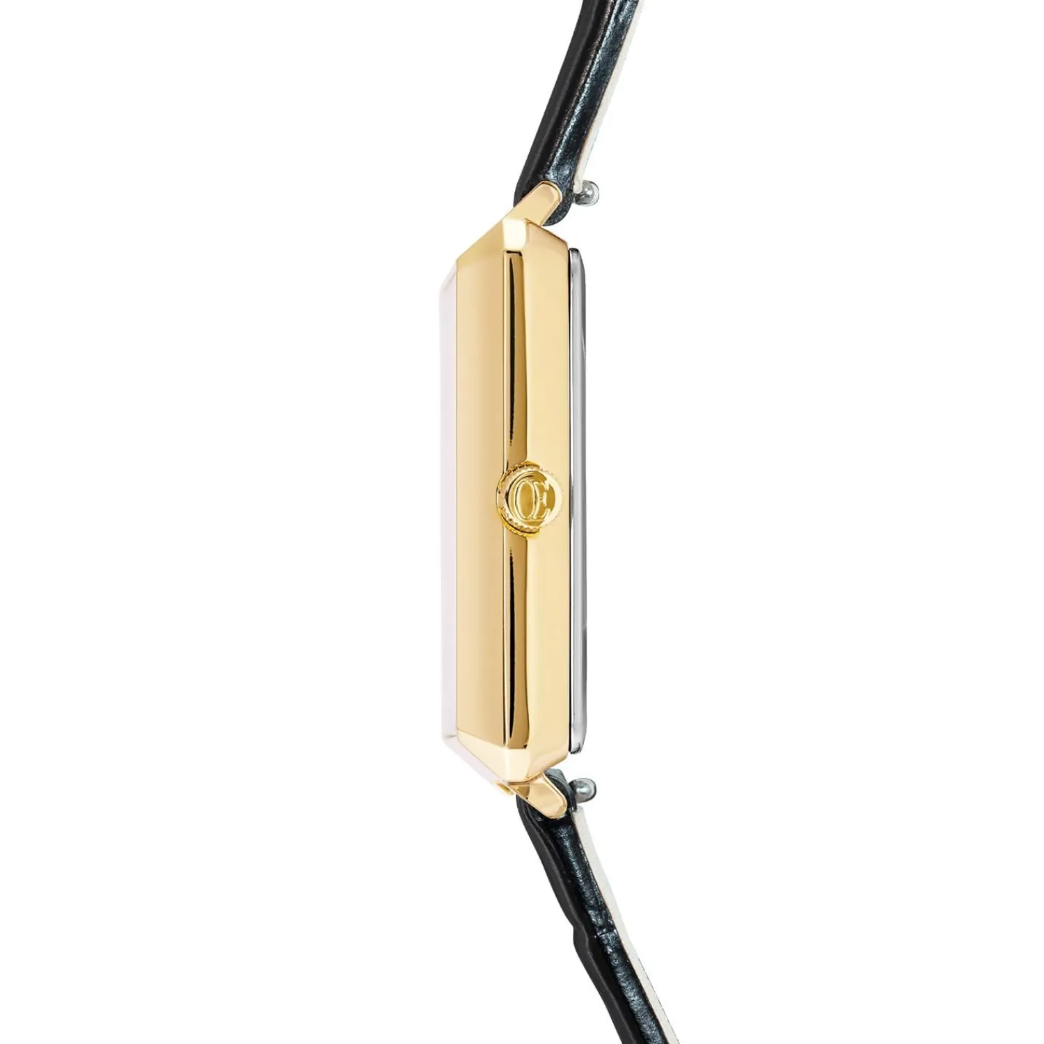 uhr_iconic_cube_spikes_go_3.webp COEUR DE LION Uhr Iconic Cube Spikes Gold Armband Leder Schwarz- Uhren