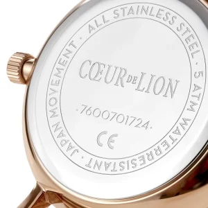 COEUR DE LION Uhr Rund Mokka Matt Milanaise Edelstahl Roségold- Uhren