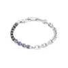 COEUR DE LION Unisex-Armband Fusion Link Chain Blau- Unisex Edition